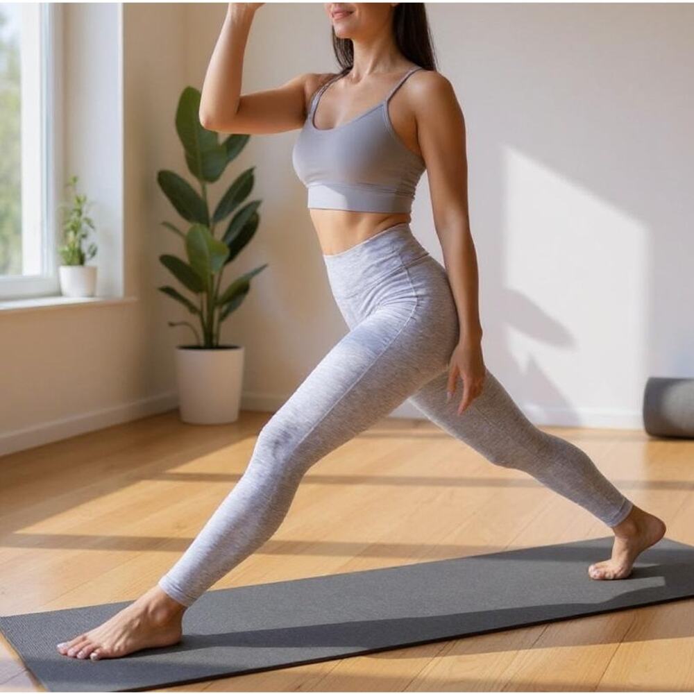 MONDETTA Pocket Activewear Leggings Gray Pockets Yoga Gym Womens XS